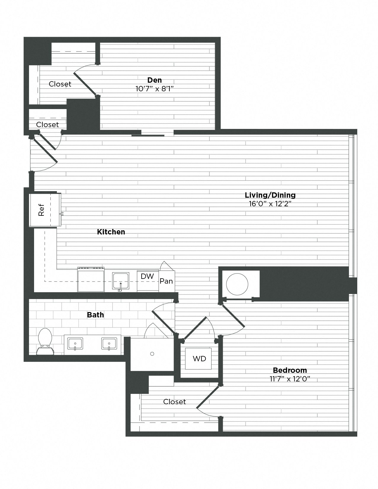 Apartment 2204 floorplan